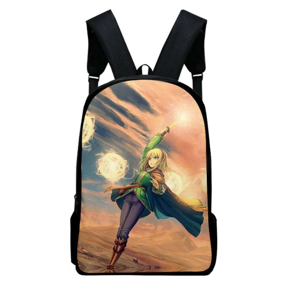 Novelty WORLD OF LEADALE Notebook pupil School Bags 3D Print Oxford Waterproof Boys/Girls Laptop Backpacks