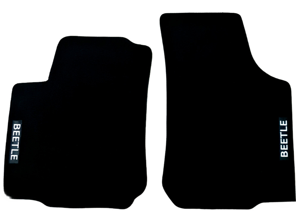 Front Car Floor Mats For VW New Beetle Velour Waterproof Carpet Rugs Auto Liners