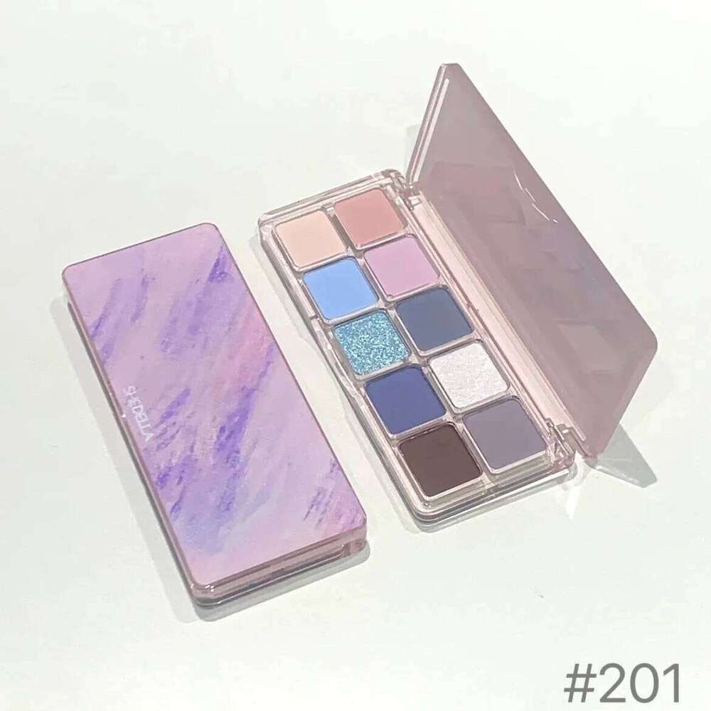 Shedella 10 Color Dream Eyeshadow Plate aron Colorful Matte Powder Eye Shadow Disk Sequins Makeup X250701