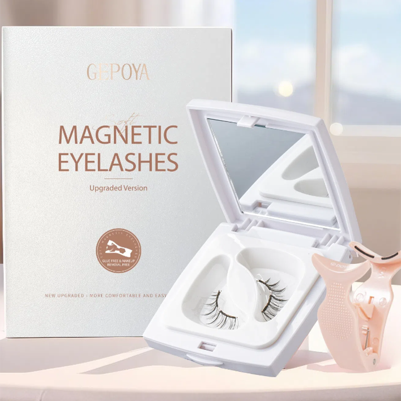 Soft Magnetic Lashes Set for Seamless Look - One Piece Design