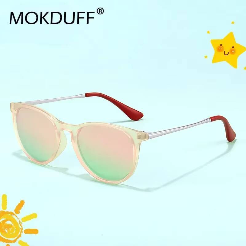 New Kids Polarized Retro Round Sunglasses for Girls Boys Age 3-12 ddmyshoesvip Z260305