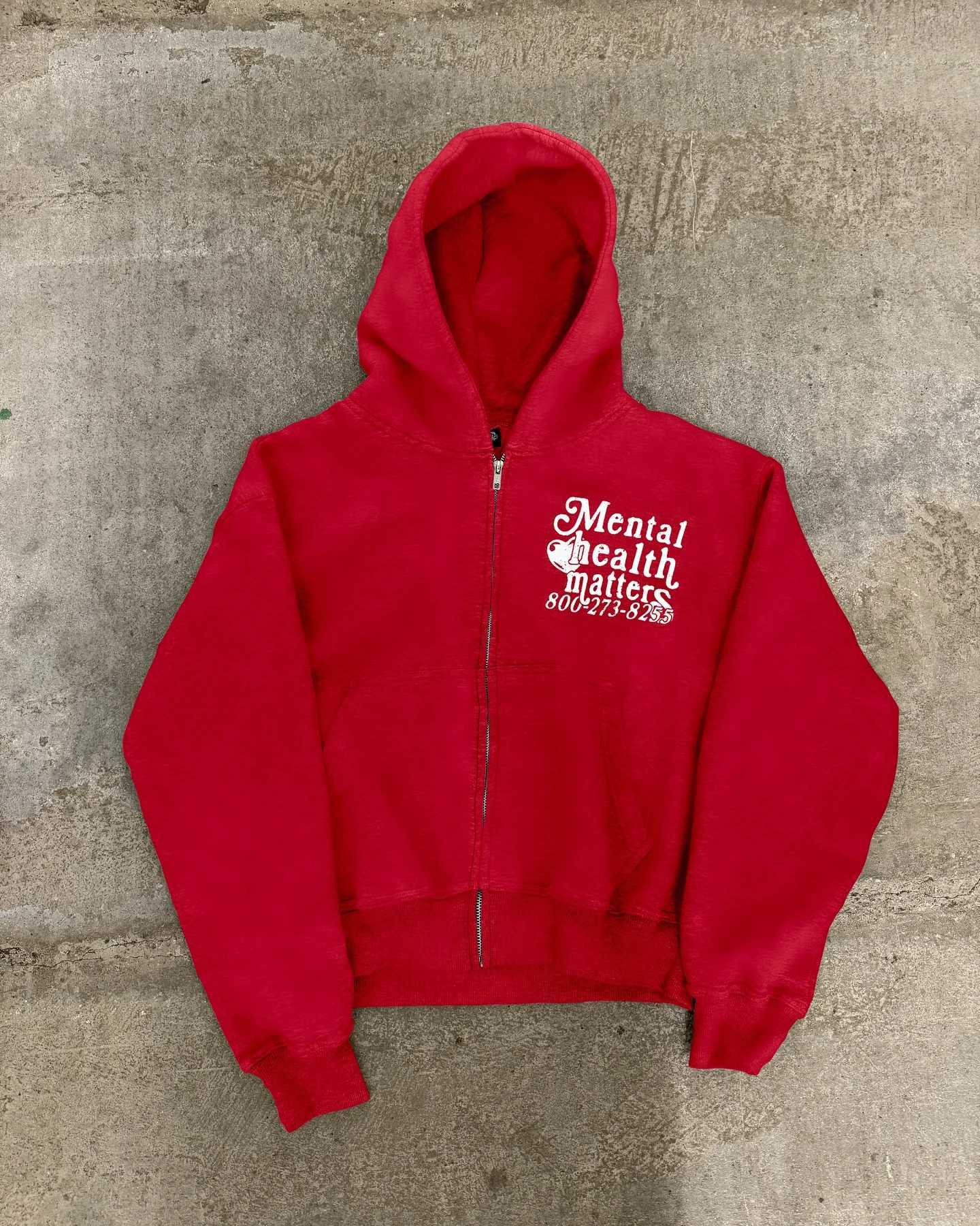 New Mental Health Matters Zip Hoodies Women Men Oversized Hoodie Goth Grunge Streetwear Sweatshirt Harajuku Gothic Y2k Clothes X250701