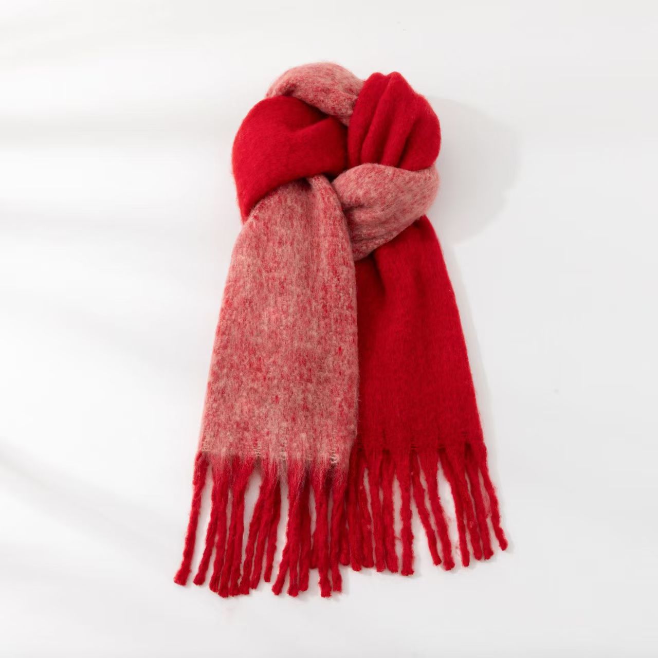 T1108 plaid tassel scarf ladies autumn and winter comfortable versatile neck scarf Korean cashmere