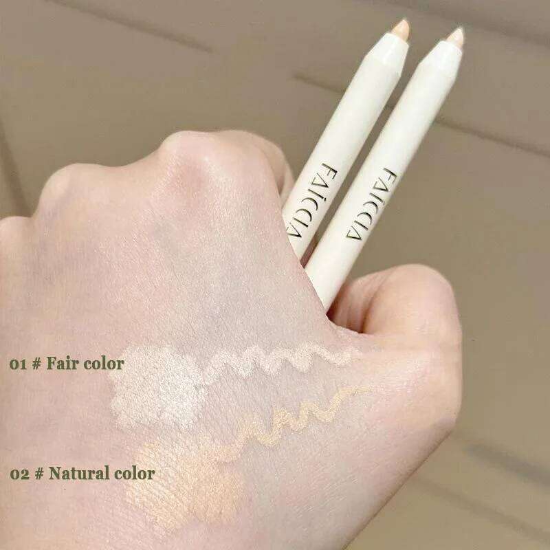 Fair Color Matte Brighten Eyebag Dark Circles Concealing Stick Sponge Head Precision Concealer Pen With Sharpener X250701