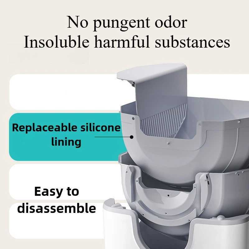 Furoomate F6/ F8 Automatic Cat Litter Box Silicone Lining Replacement No Cleaning Silicone Lining No Odor Liner Cat Supplies Y250630