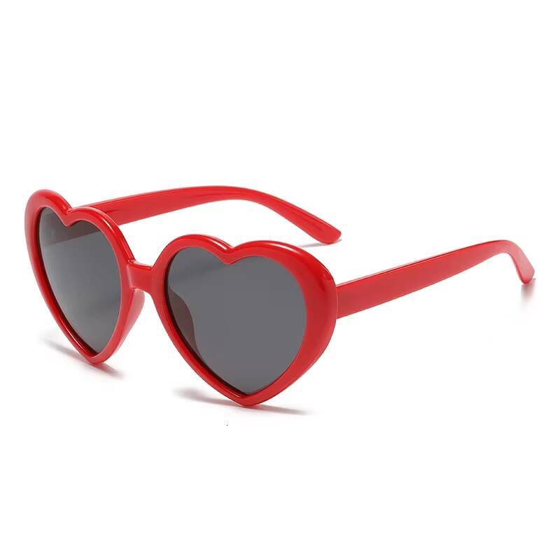 Kids Polarized Love Fashion Cute Heart Glasses Vintage Eyewear Sunglasses for Girls ddmyshoesvip Z260305