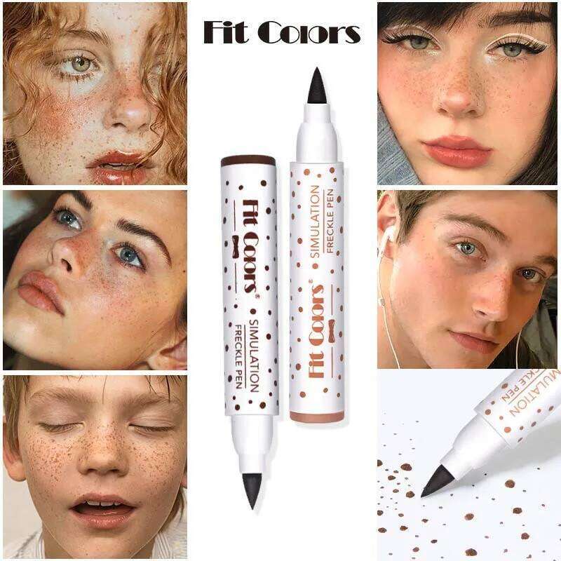 Freckles Natural Silation Fake Makeup Tool Lasting Waterproof Face Dot Spot Pen Eyeliner Durable Cosmetics X250701