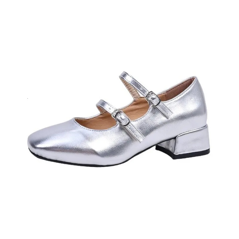 Summer Women Flats Heel Shoes Fashion Square Toe Shallow Ladies Mary Jane Ballerinas Casual Loafers Female Ballet Mujer 250626