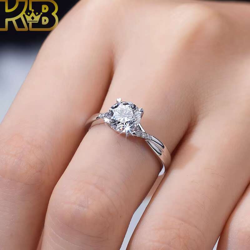 IGI Certified Lab Created Diamond Ring CVD Diamond 925Silver Band Lab Grown Diamond Jewelry for Hip Hop Luxury Designs