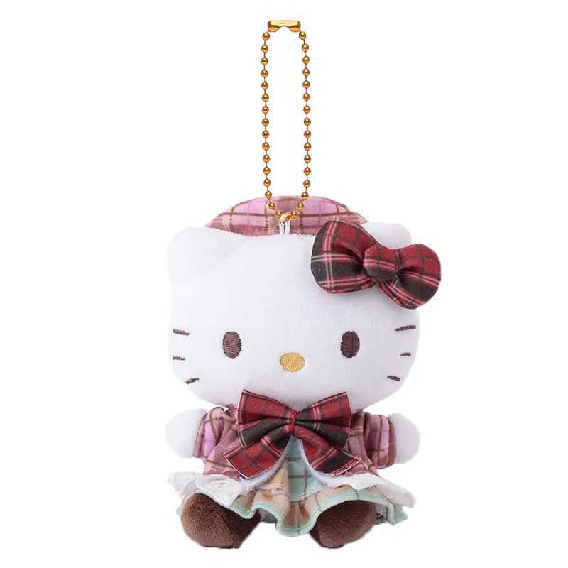 Sanrio 12CM Sanrioed Kawaii Hello Kitty Kuromi Plush Doll Toys Pendant Cute Plush Keychain Bag Pendant Christmas Gifts w250701