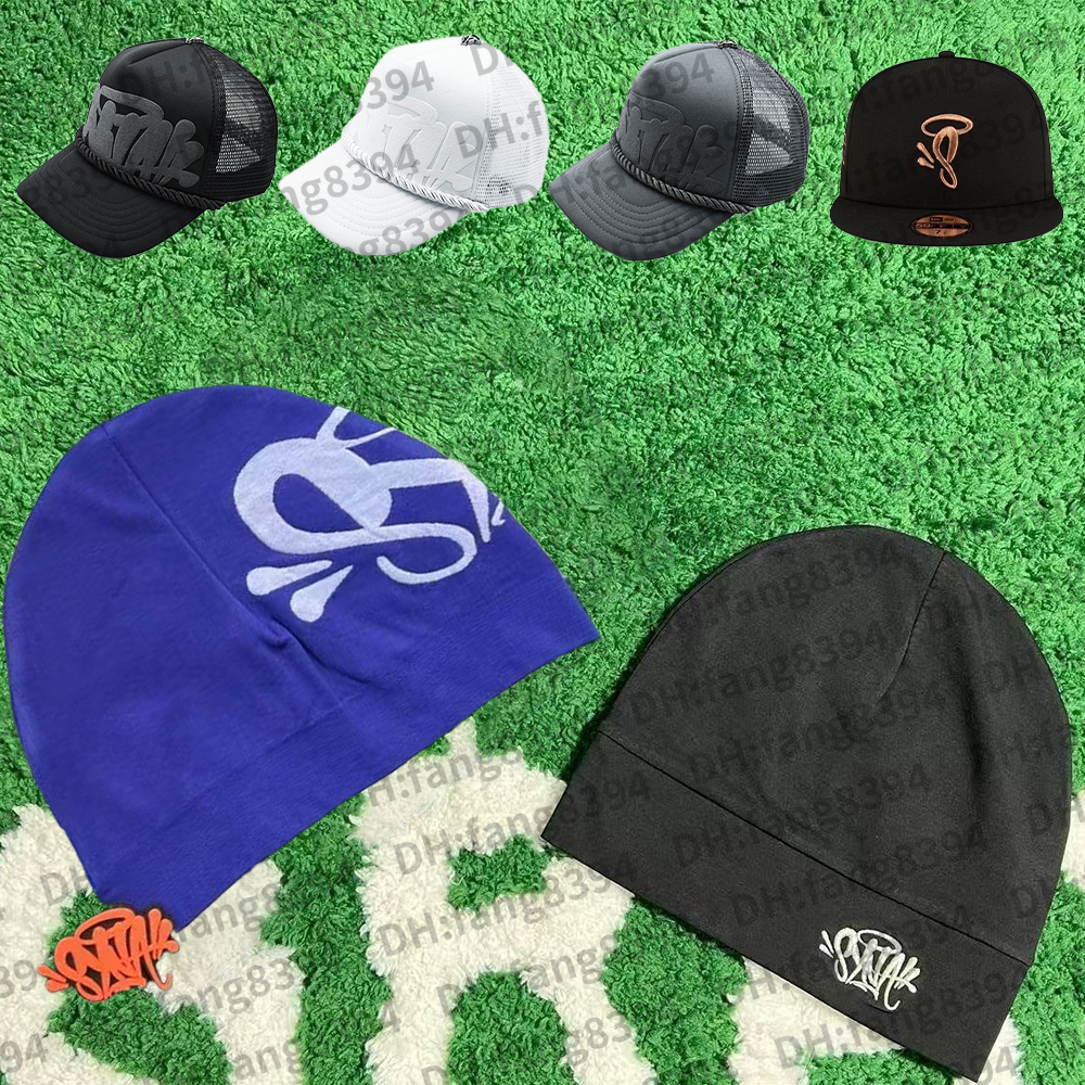 Y2K Synaworlds Beanie French Luxe Bonnet Baseball Stitch Designer Detail Unisex Acrylic-Wool Blend Golf/Trucker Style