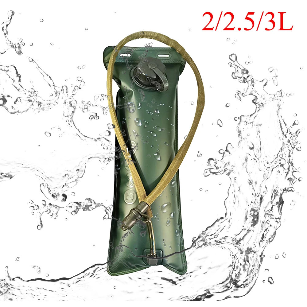 2L 25L 3L Water Bladder Reservoir Hydration Pack Storage Bag Free Folding Camping Running Vest Backpack 250624