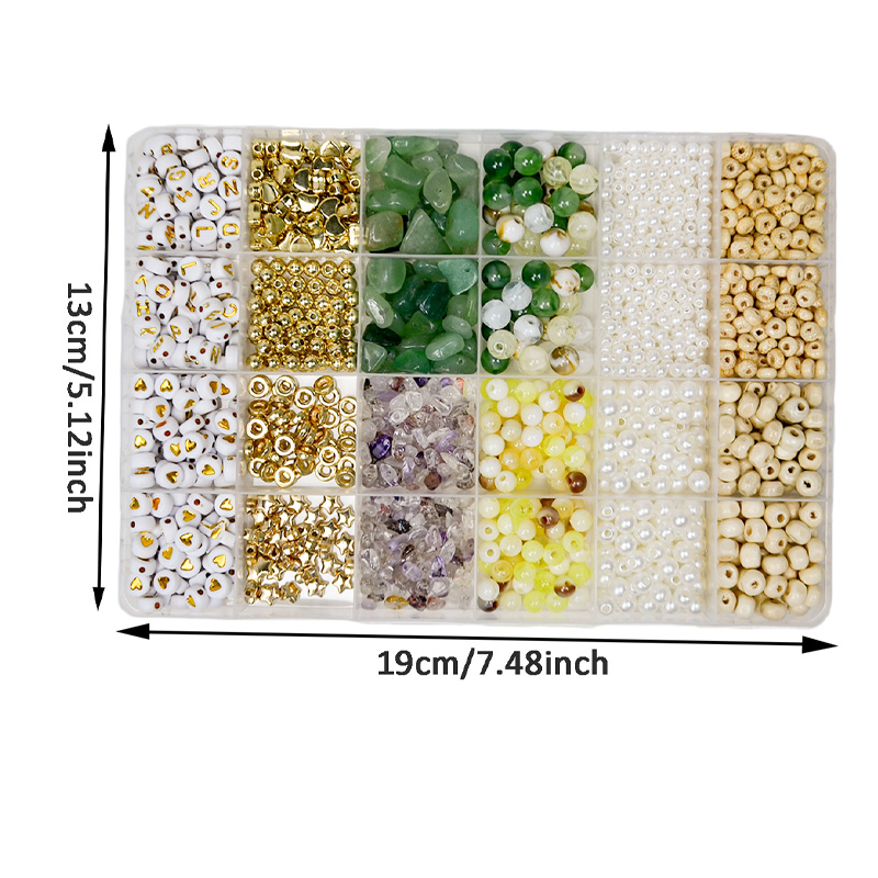 Natural Stone Beads Kit: Irregular Gemstones for Boho Bracelets & Earrings Making - Adult DIY Jewelry Craft Supplies