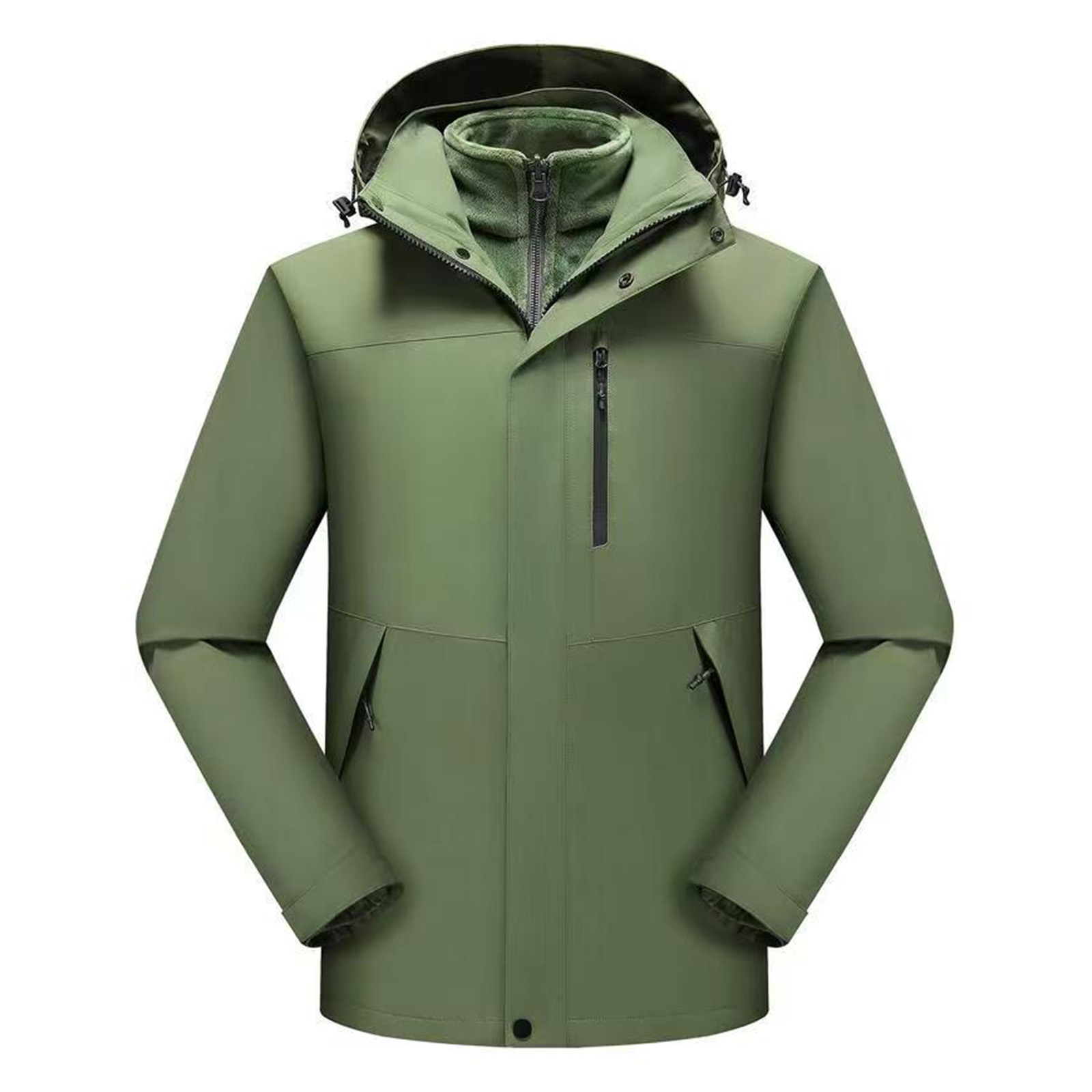 Waterproof Mens Customizable Thicker Outer Jacket for Cold Weather