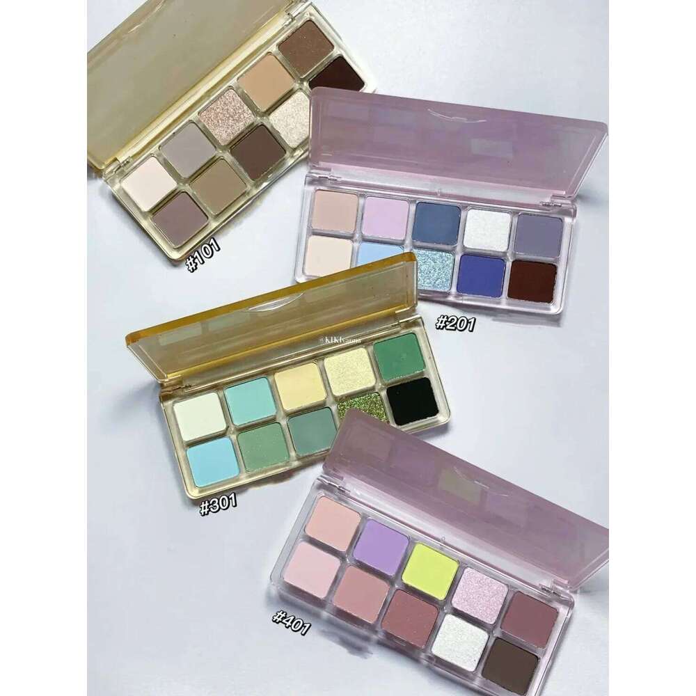 Shedella 10 Color Dream Eyeshadow Plate aron Colorful Matte Powder Eye Shadow Disk Sequins Makeup X250701