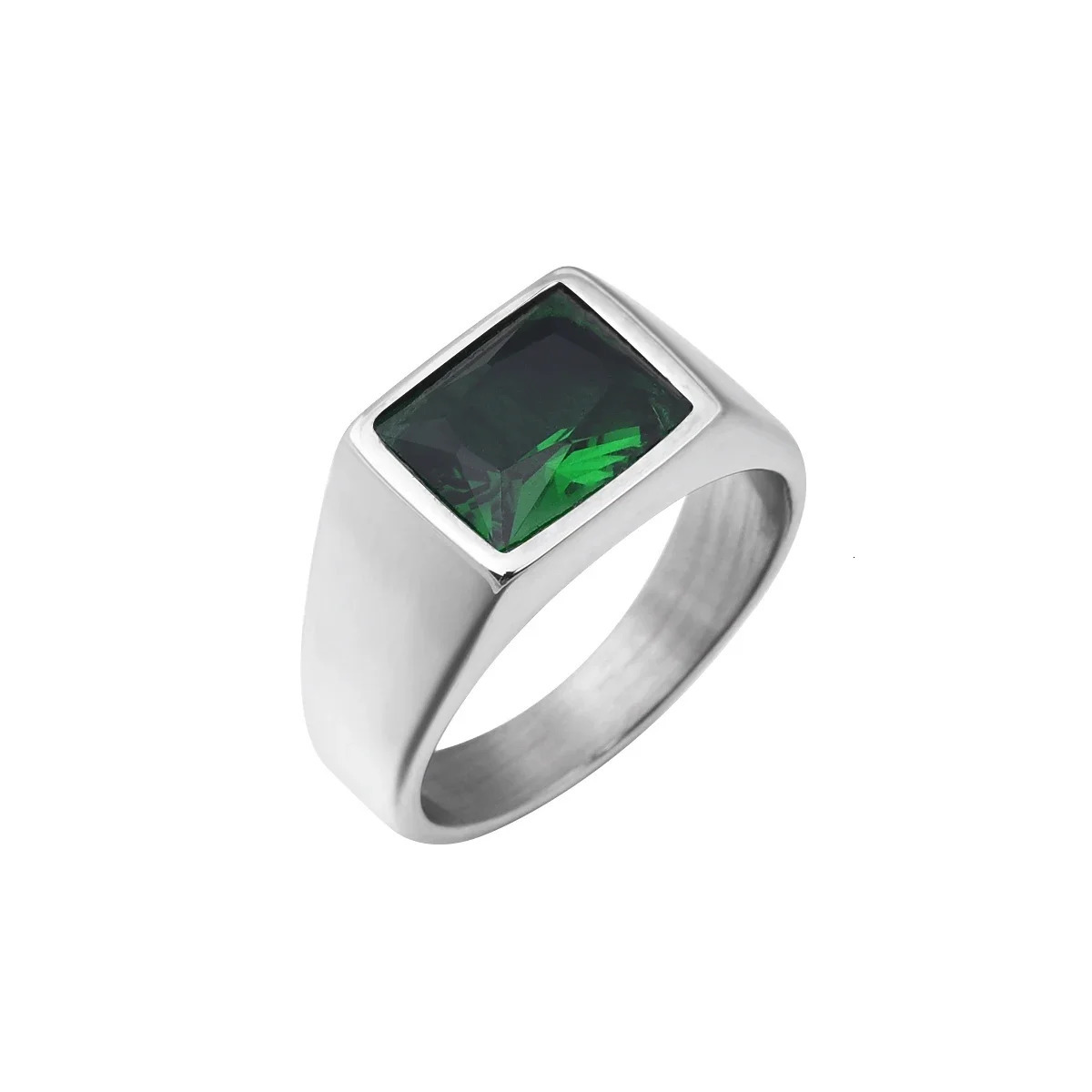 R3363 Mens/Women High Quality 316L Stainless Steel Onyx Party Rings Fashion Trend Jewelry 250701
