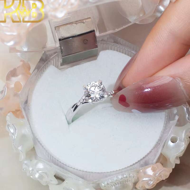 IGI Certified Lab Created Diamond Ring CVD Diamond 925Silver Band Lab Grown Diamond Jewelry for Hip Hop Luxury Designs