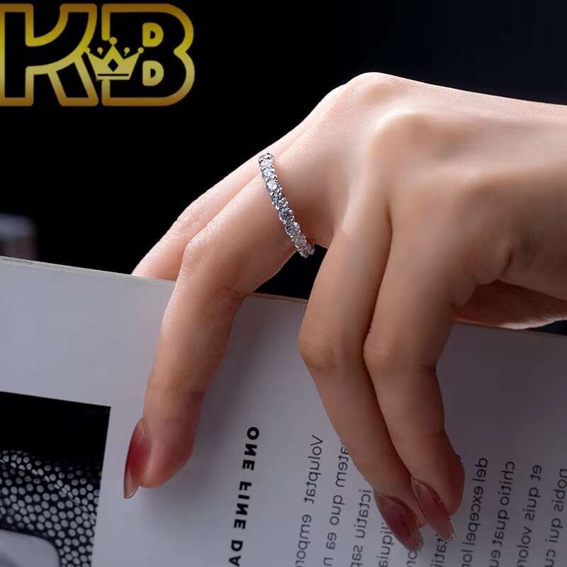 Jewelry Luxury VVS1 Lab Grown Diamond Wedding Ring 925 Sterling Silver CVD Diamond Engagement Ring