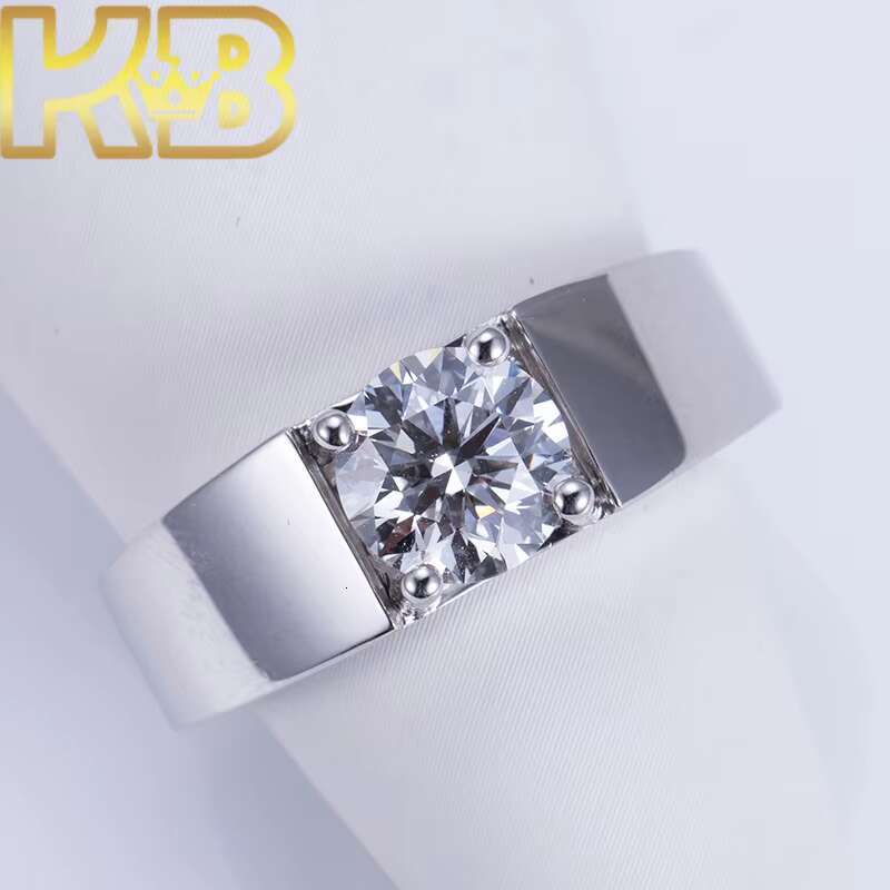 2025 New Design Custom IGI Certified Diamond Lab Grown Ring 2ct VVS2 Lab Grown Diamond Silver 925 Ring Design for Women