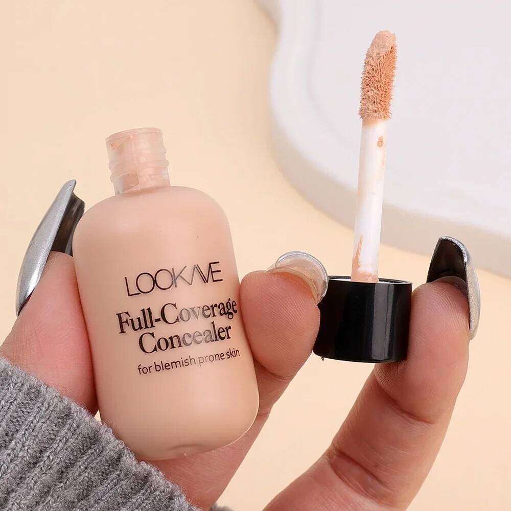 Full Coverage Acne Dark Circles Concealer Cream Waterproof Matte Oil Control Lasting Liquid Foundation Facial Makeup Cosmetics X25070