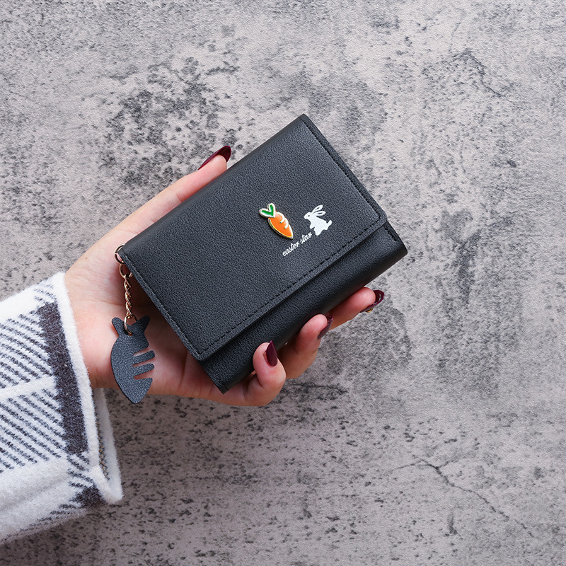 Designer Cute Luxury New for Women Short Ladies Wallet Mini Korean Version Small Coin Purse Card Holder Y260206