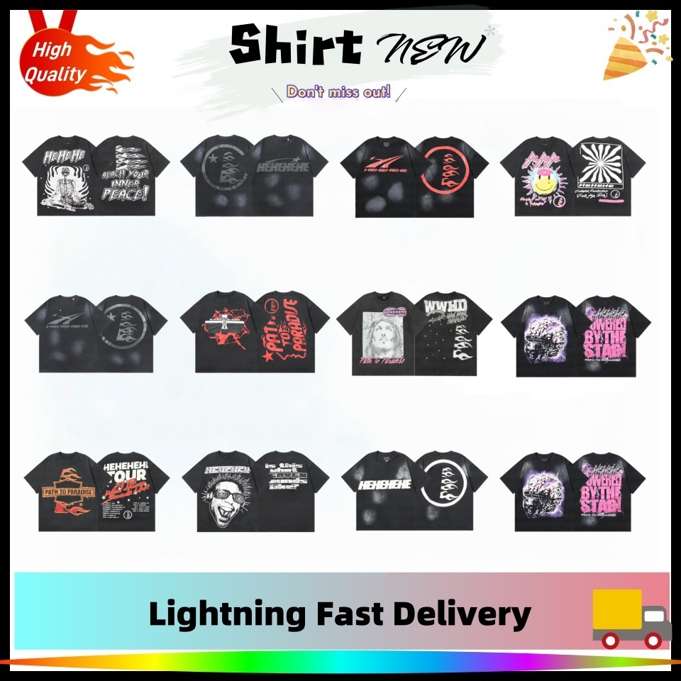 Designer T Shirt Halloween Shirt Hellness Star T Shirts Casual Cotton T-shirt Quality Trend Shirt With Monogrammed Print Short Sleeve Hip Hop Clothing