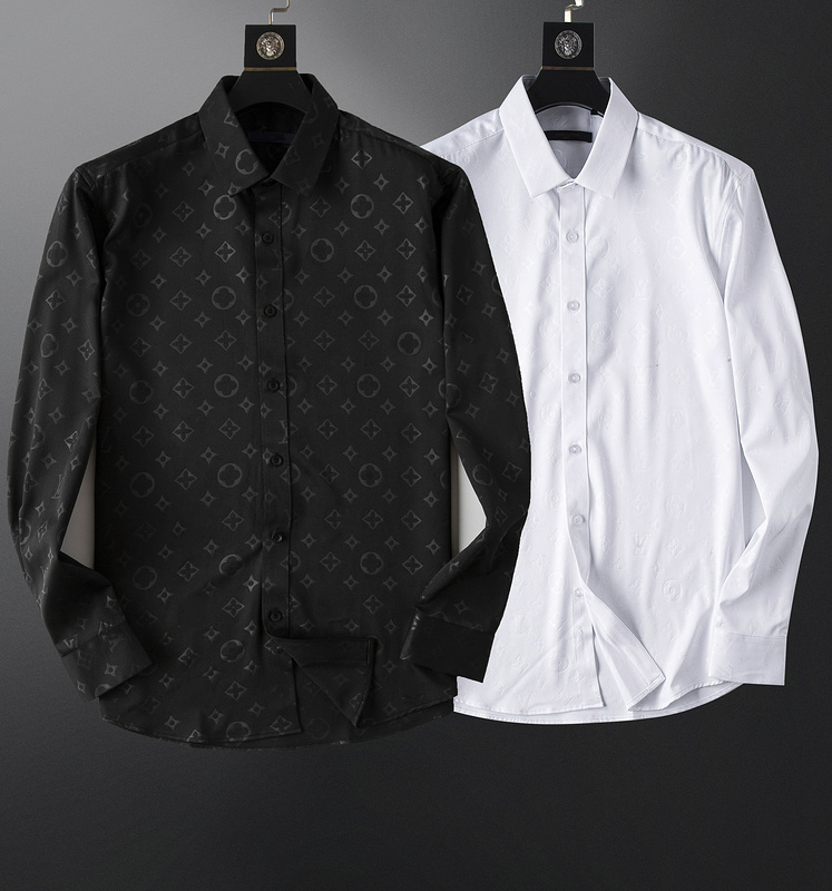 Designer men's shirt classic men's long sleeved T-shirt men's polo shirt men's business casual shirt luxurious fabric simple style M--4XL