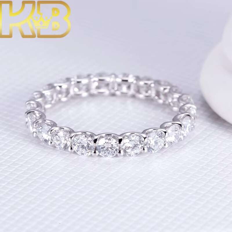 Jewelry Luxury VVS1 Lab Grown Diamond Wedding Ring 925 Sterling Silver CVD Diamond Engagement Ring