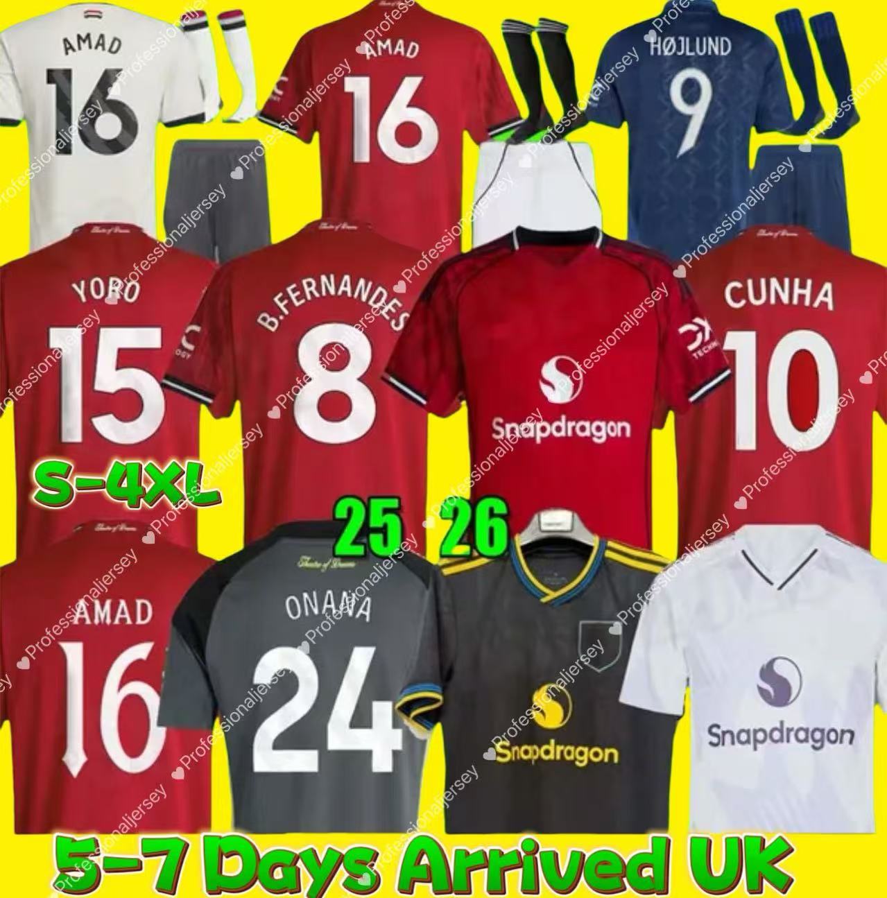XXXL 4XL 25 26 RASHFORD soccer jerseys United Fans Player version GARNACHO MAINOO B. FERNANDES MARTINEZ MOUNT DALOT CASEMIRO SHAW KIDS third 2025 2026 football shirt