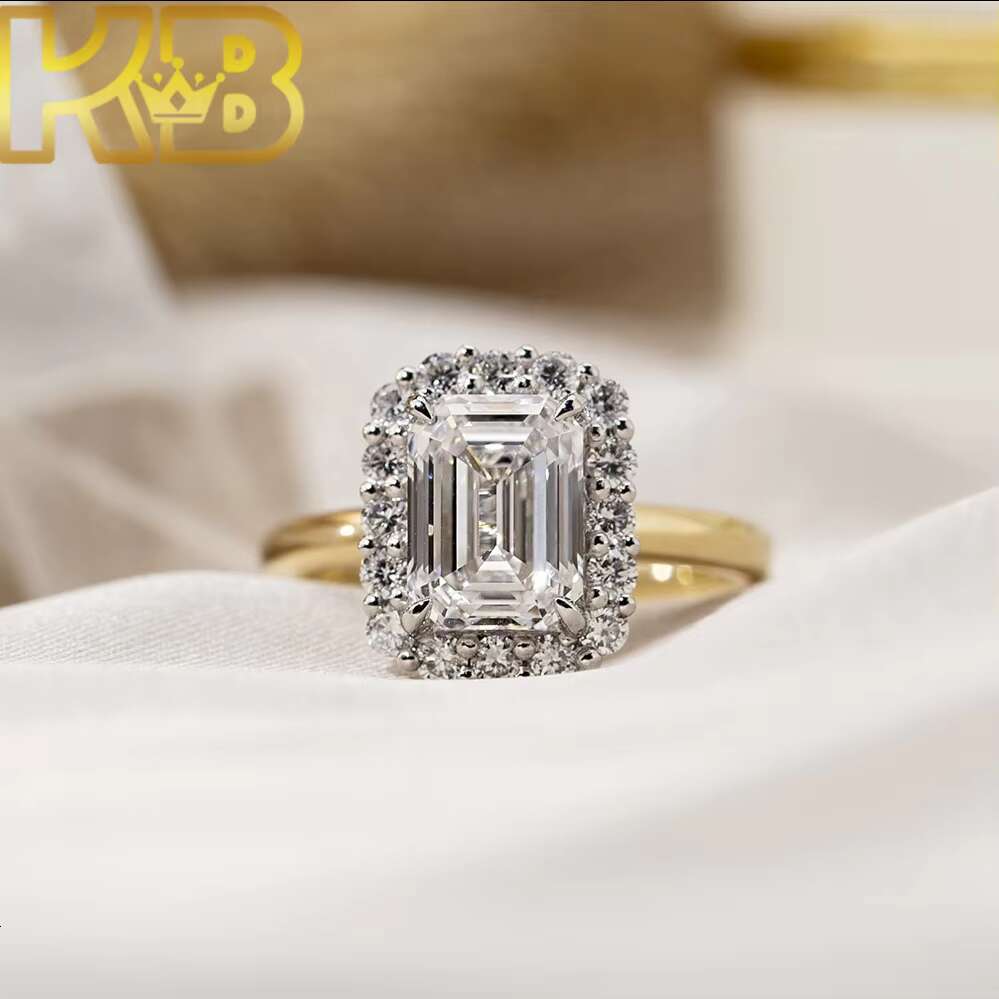 IGI Certified HPHT CVD Lab Grown Round Cut Diamond 2 Carats Jewelry Engagement Wedding Ring for Women