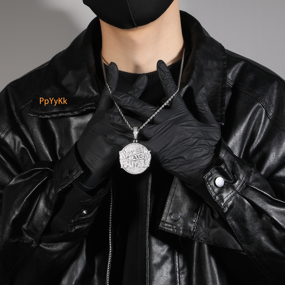 Luxury Jewelry High Quality New Money and Family Letter Pendant Fashion Hip Hop Iced Out Men Necklace Pass the diamond tester