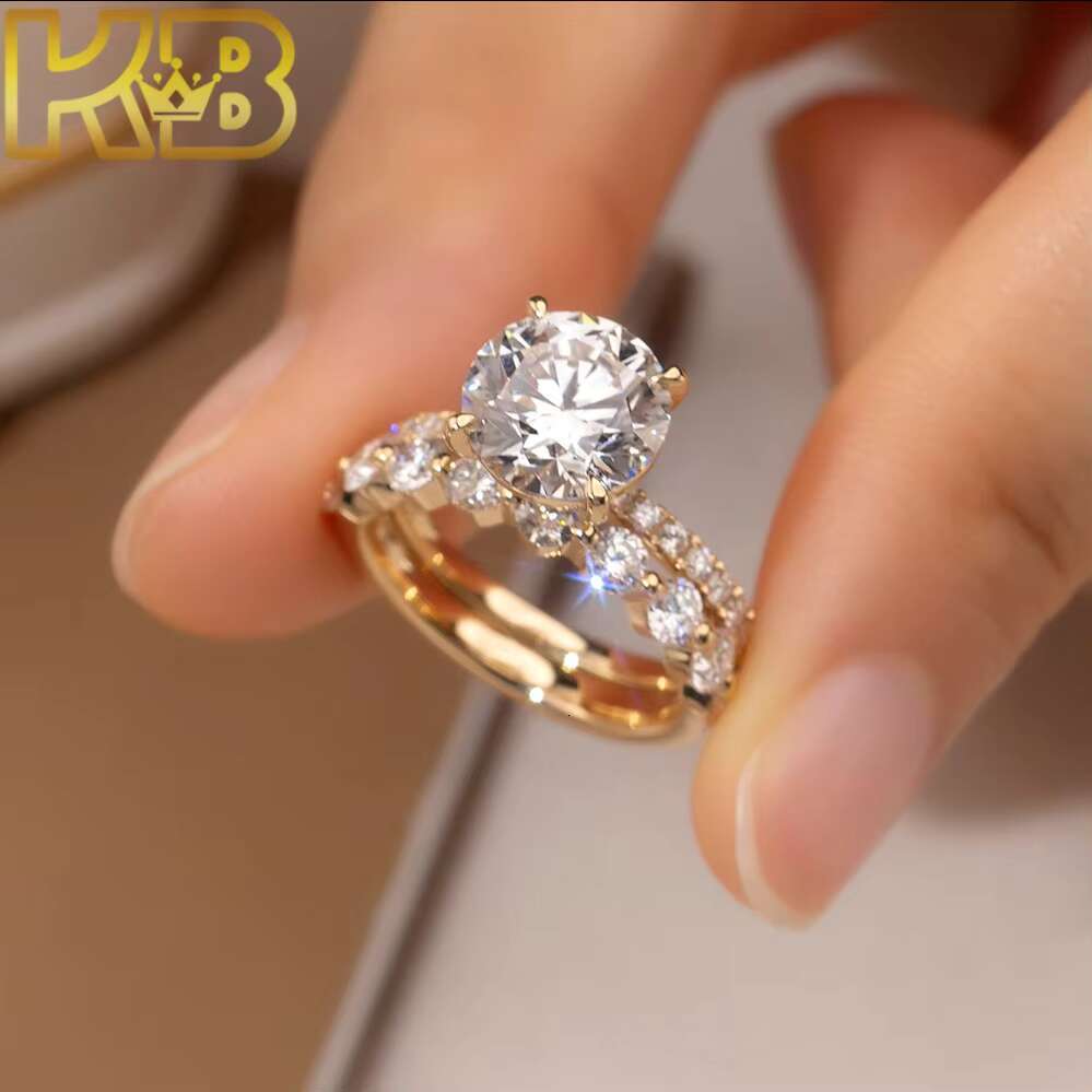 2 Ct Round D VS1 Lab Diamond Hpht Lab Grown Diamond IGI Certified Wholesale Price Sterling Silver 925 Jewelry Ring