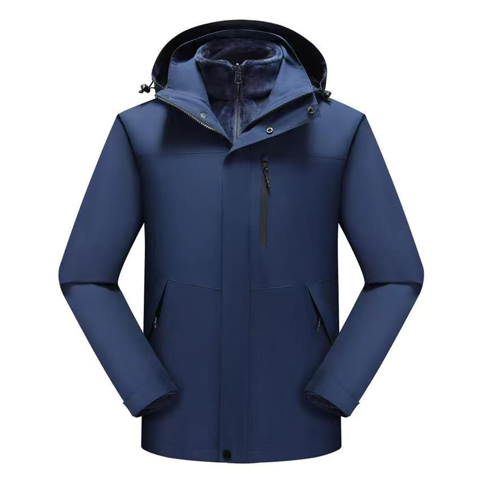 Waterproof Mens Customizable Thicker Outer Jacket for Cold Weather