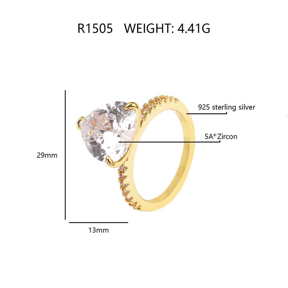 Ready to Ship FOXI Jewelry 5A High Quality Big Heart CZ Ring Women Fine Jewelry 925 Silver Pink Heart Shape Cubic Zircon Rings