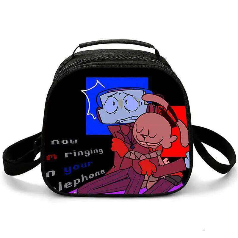 Fashion Crossbody Finding Frankie Semicircle Lunchbox Thermal insulation Food Lunch Bag 3D Printed Insulated Handbags Ice Bags