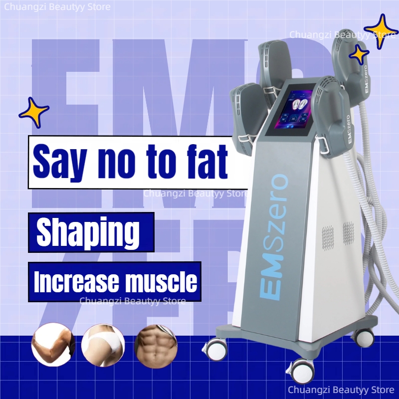 EMSZERO Body Slimming Machine High-Intensity Muscle Stimulator for Fat Burning, Body Toning, Sculpting and Professional Fitness Beauty Treatments