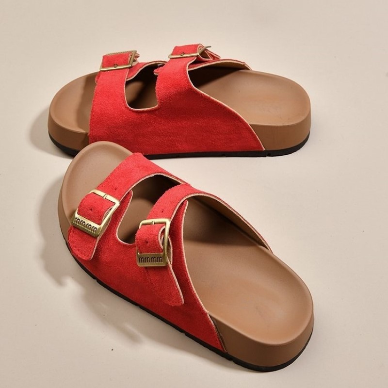 free Shipping Thick soled shoes cool slippers women summer outdoor wear high-end feel height increasing beach sandals