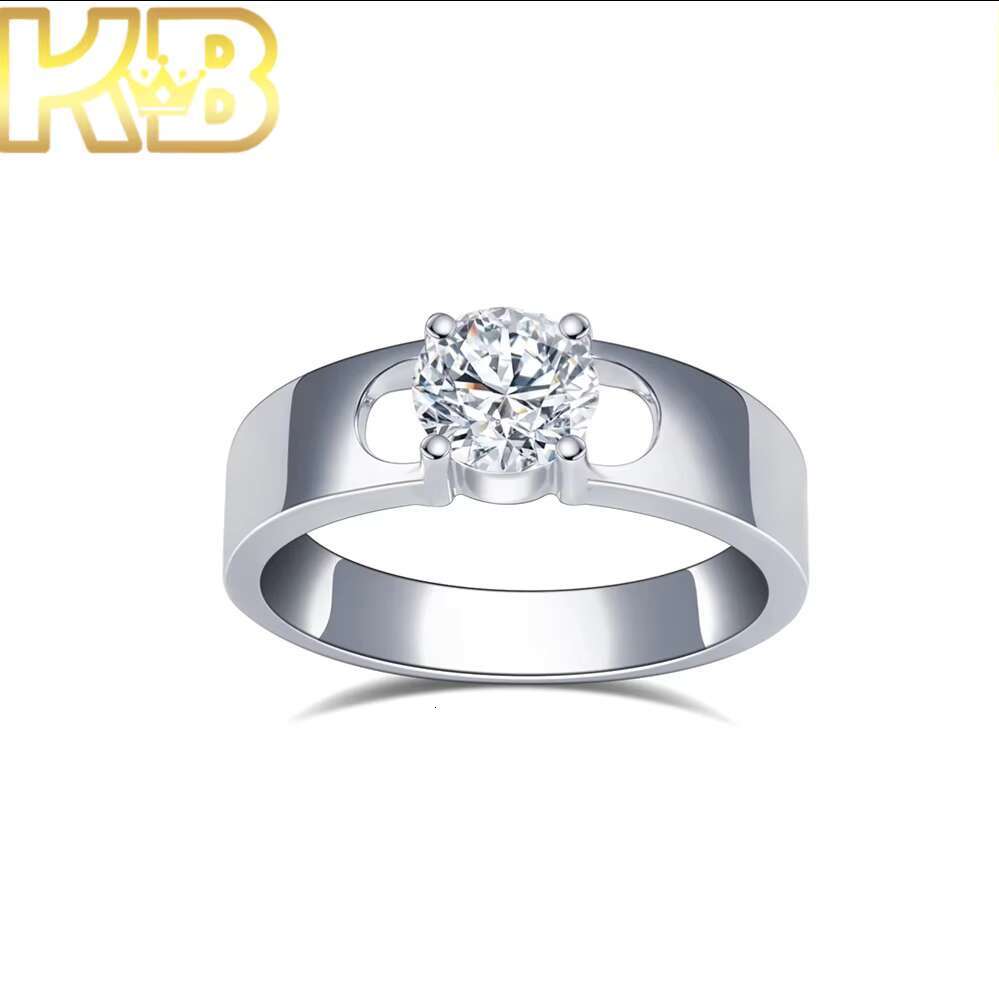 2025 New Design Custom IGI Certified Diamond Lab Grown Ring 2ct VVS2 Lab Grown Diamond Silver 925 Ring Design for Women