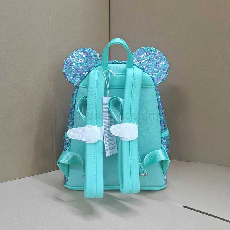 Disney 100% Original Disney Minnie Mickey Mini Backpack Elementary School Backpack Girl Shoulder Bag Outdoor Leisure Bag Girl Xmas Gift W250701