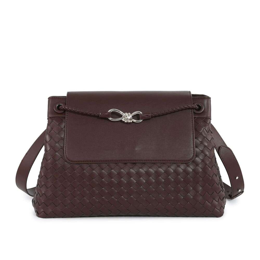 Spring Summer New Commuter Woven Bucket Large Capacity Versatile Shoulder Underarm Bag Y