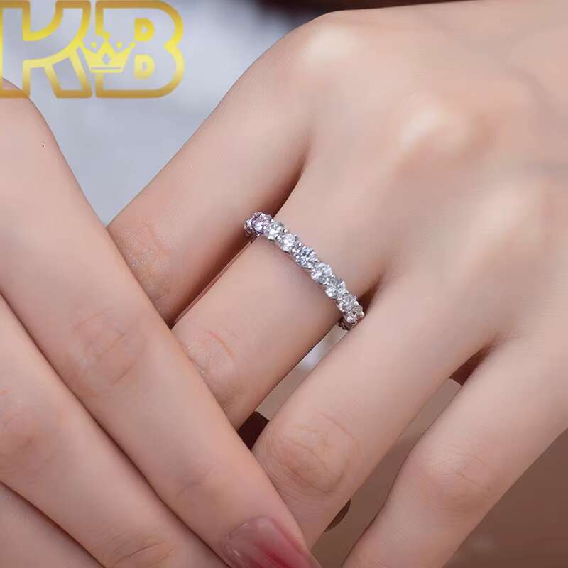 Jewelry Luxury VVS1 Lab Grown Diamond Wedding Ring 925 Sterling Silver CVD Diamond Engagement Ring