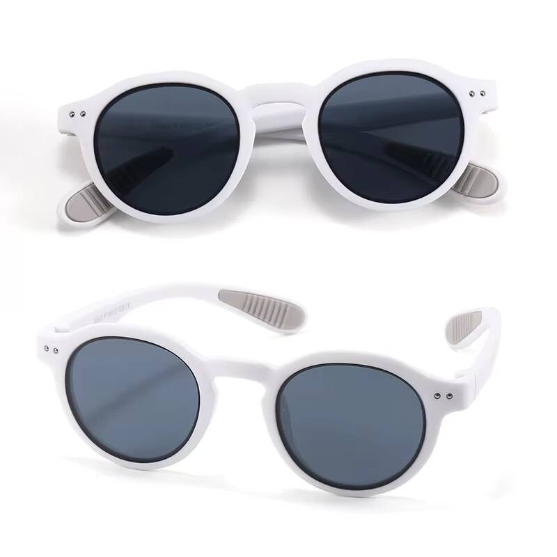 Round Sunglasses for Kids Toddler Flexible Cute UV 400 Protection Polarized Glasses Children Girl Boy Gifts ddmyshoesvip Z260305