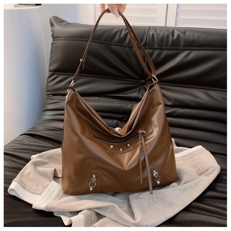 Designer Bag, Luxury Bag For Commuting 2025, New Retro Casual Design, Large-capacity Women's Fashion Handbag, Underarm Shoulder Crossbody Bag
