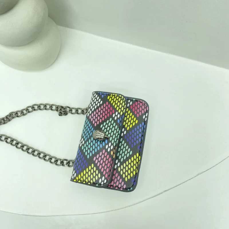 Fem Mini Bag Rhbus Embroidery Chain Small Square Bag Small Bag Crossbody Bag for Ladies Purse Y250630
