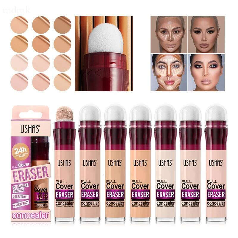 Full Cover Eraser Concealer Corrector Liquid 24h Lasting Makeup Waterproof Foundation Efficient Moisturizing Korean Shadows X250701