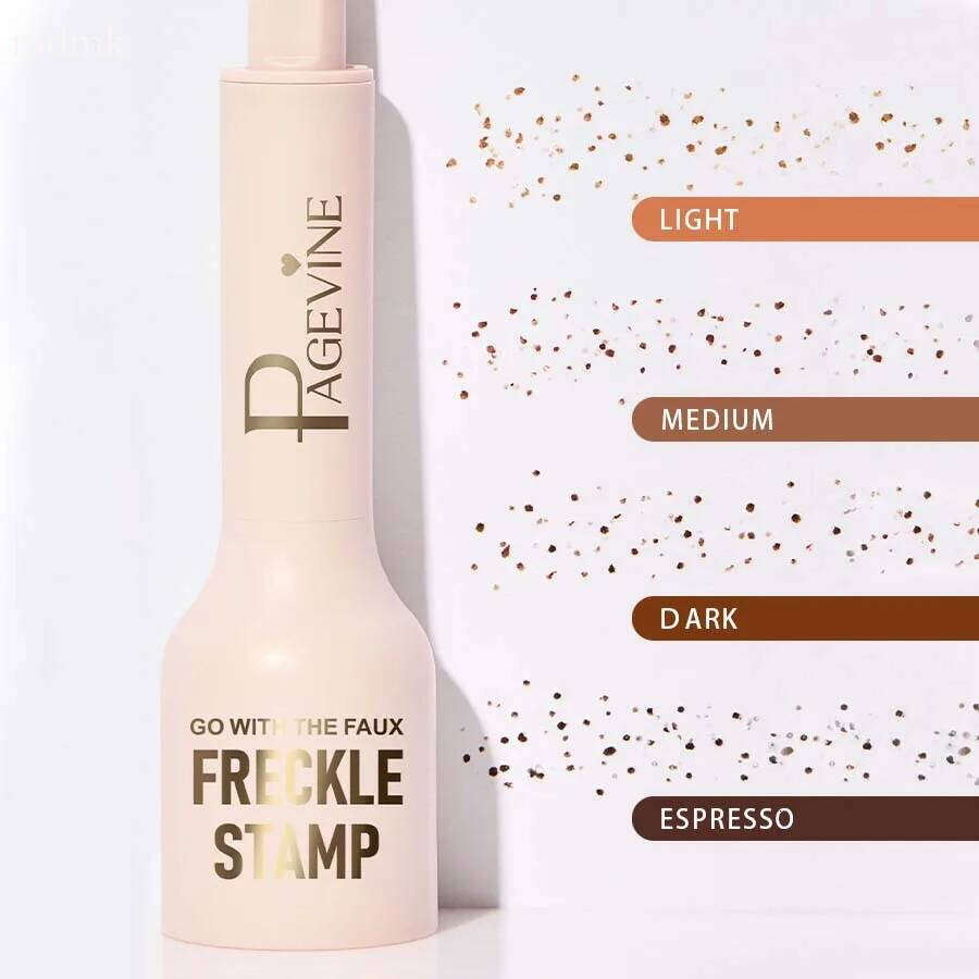 5-Point Freckle Stamp Pen Natural-Looking Waterproof Liquid Freckles Quick-Dry Effortless Air Cushion Tip Dot Spot Application X25070