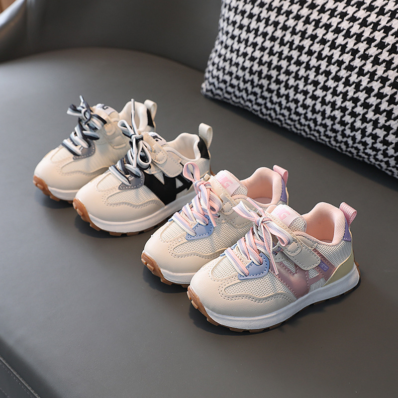 2025 Spring and Autumn Men's Boys' Dad Shoes Big Boys' and Primary School Students' Running Shoes Breathable Korean-style Children