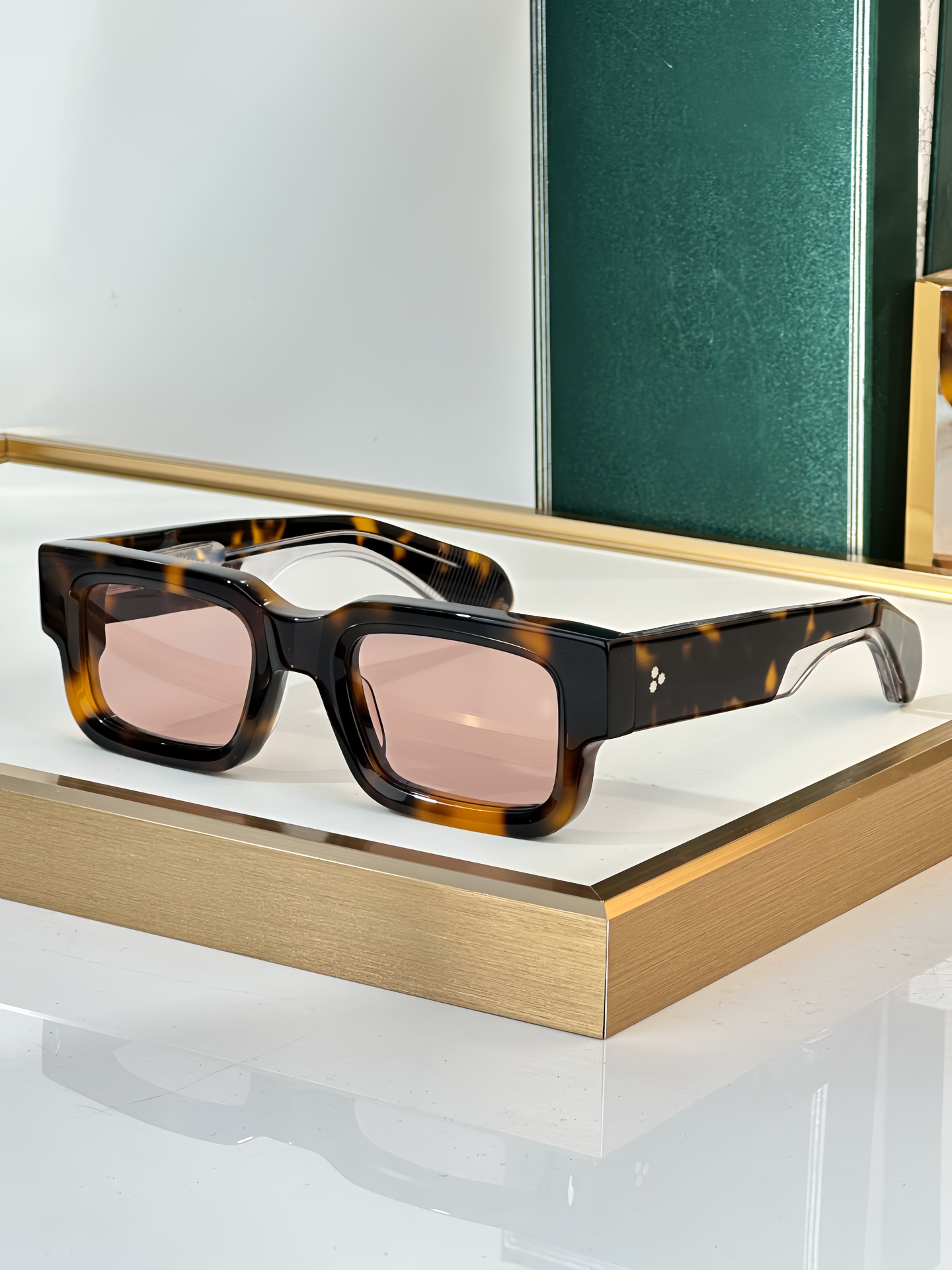 luxury brand designer sunglasses for men women Ascari square uv400 protective photo chromic lenses 1.0 Thickened famous