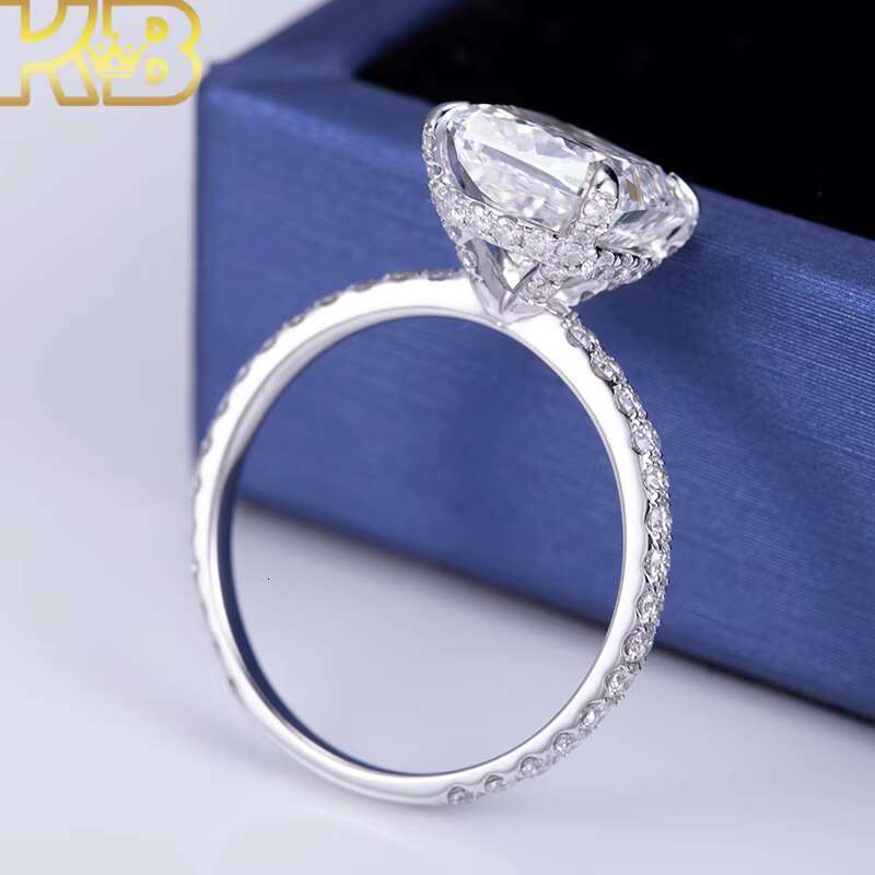 Lab Created Diamond Wedding Ring Set Round Brilliant Cut D Color VS1 Clarity Sustainable Eco Friendly Jewelry Custom Design