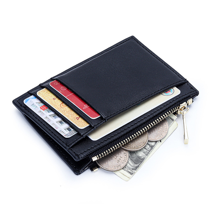 Card Luxury Wallet 2025 New Designer Wallet Holder Women's Sheepskin Woven Coin Purse Ins Small Ultra-thin Exquisite Zipper Multi-functional Coin